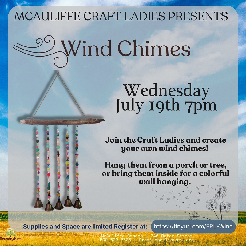 McAuliffe Craft Ladies: Wind Chimes thumbnail Photo