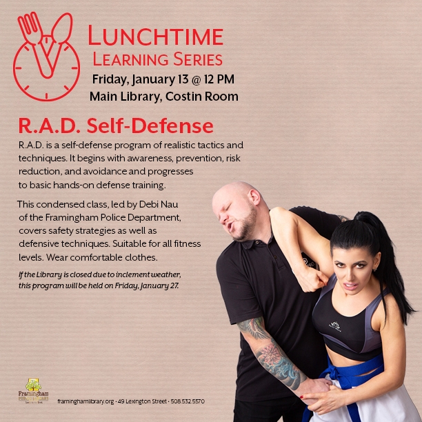 Lunchtime Learning Series: R.A.D. Self-Defense thumbnail Photo
