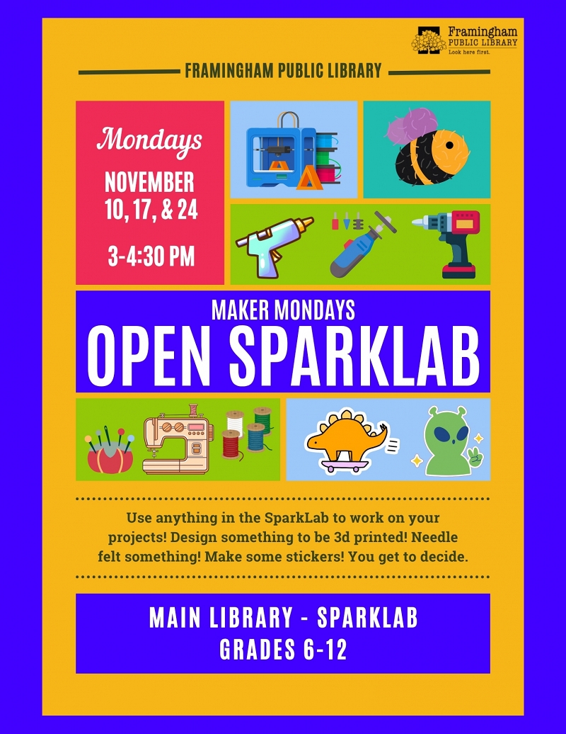 Maker Mondays: Open SparkLab thumbnail Photo