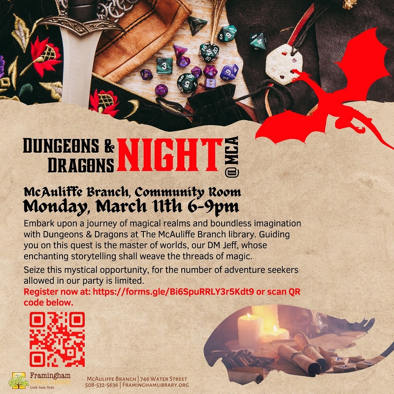 McAuliffe Dungeons & Dragons Night thumbnail Photo