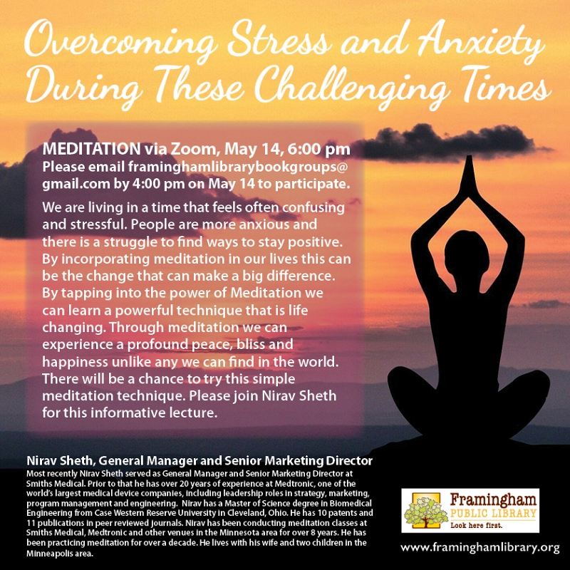 Overcoming Stress and Anxiety During These Challenging Times (online) thumbnail Photo