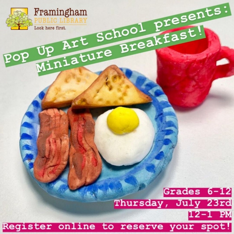 Pop Up Art School: Miniature Breakfast (CLASS FULL, WAITLIST ONLY!) thumbnail Photo