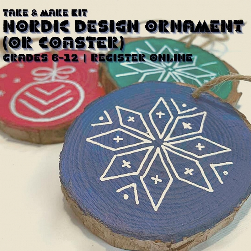 Nordic Design Ornament (or Coaster!) thumbnail Photo