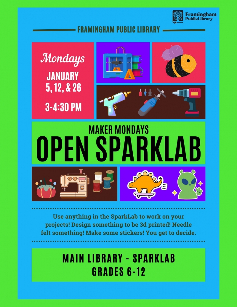 Maker Mondays: Open SparkLab thumbnail Photo