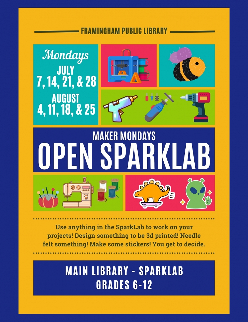 Maker Mondays: Open SparkLab thumbnail Photo