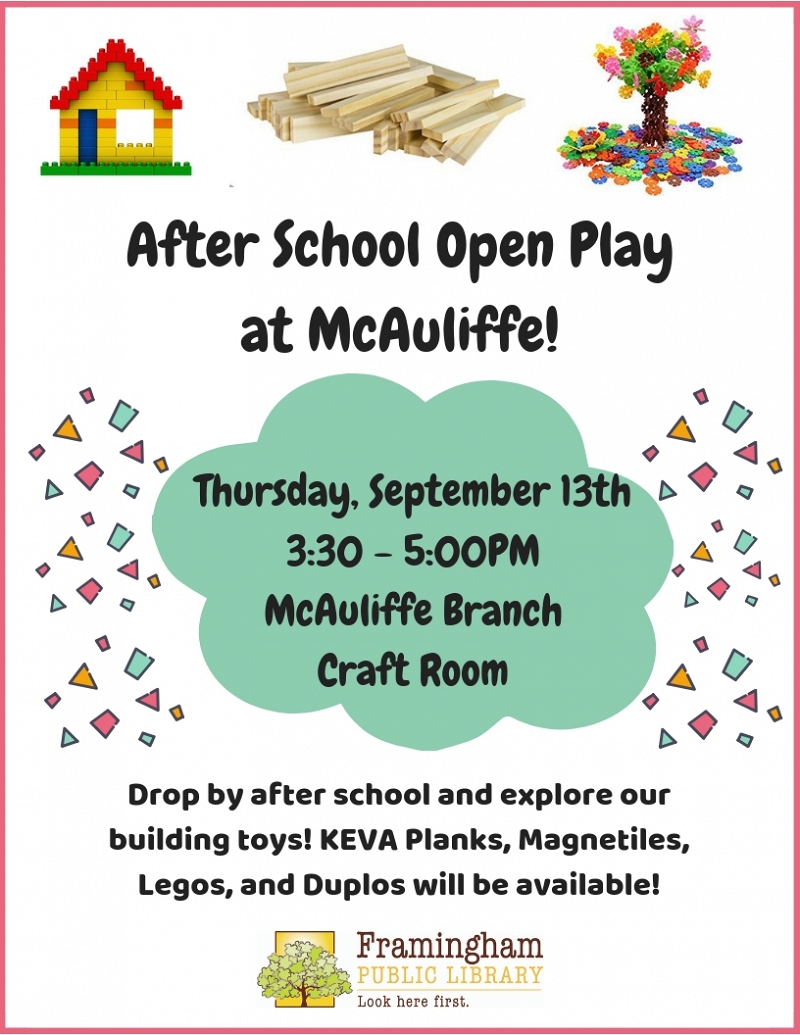After School Open Play at McAuliffe thumbnail Photo