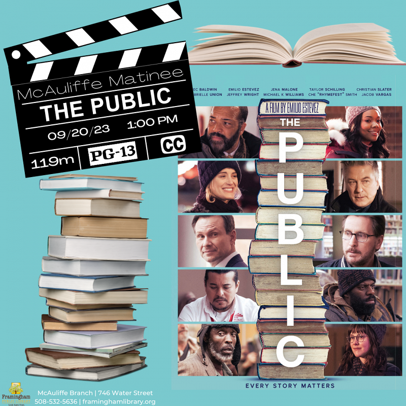 McAuliffe Matinee: The Public (PG-13, 2018, 1h 59m) thumbnail Photo