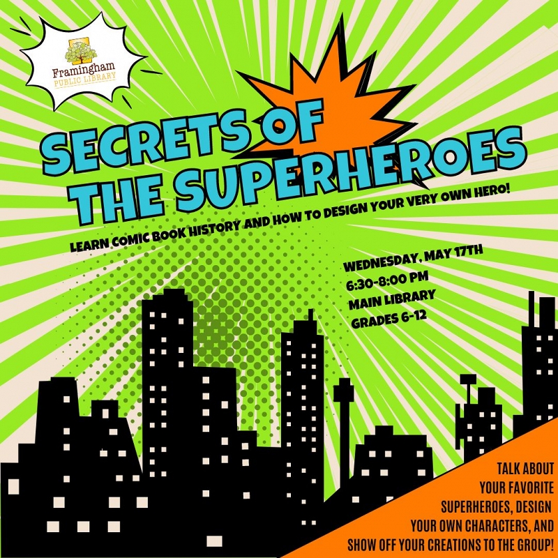 Secrets of the Superheroes! Comic Book History and Design Workshop thumbnail Photo