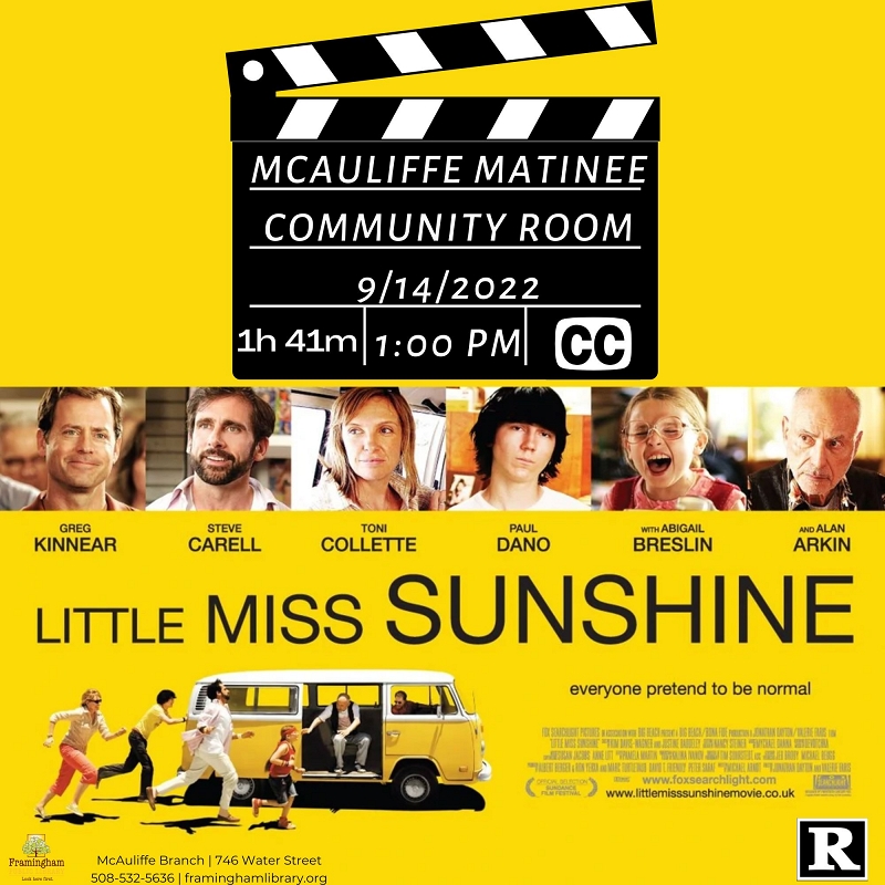 McAuliffe Matinee: Little Miss Sunshine (2006, R, 1h 41m) thumbnail Photo