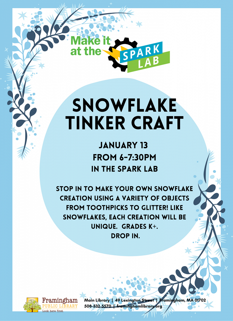 Snowflake Tinker Craft [POSTPONED] thumbnail Photo