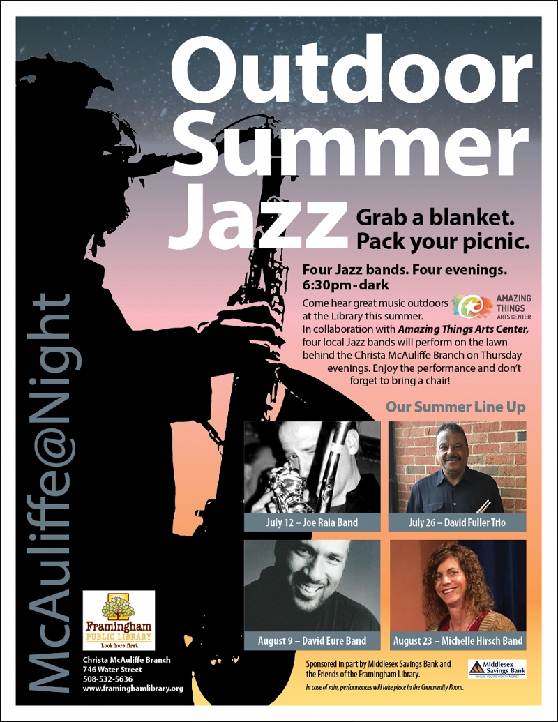 Outdoor Summer Jazz Series: Joe Raia Band thumbnail Photo