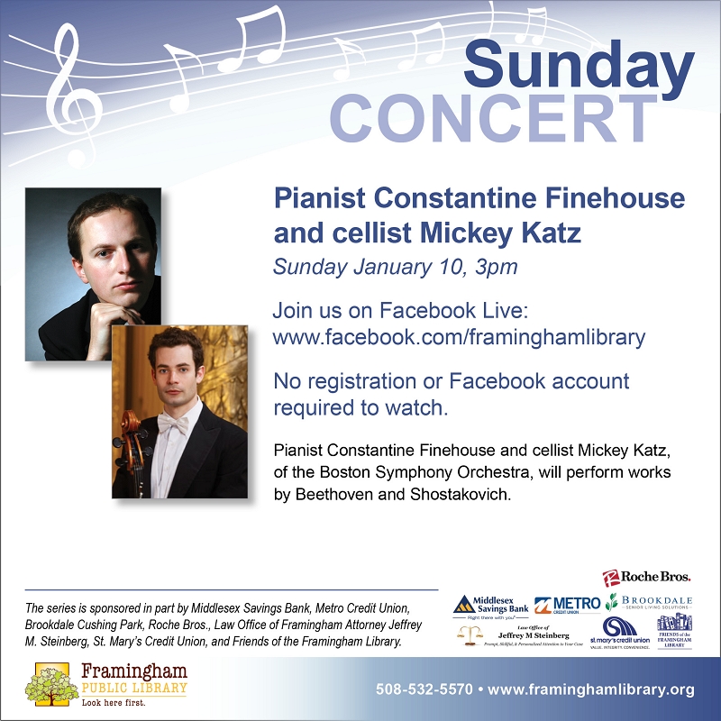 Sunday Concert Series: Constantine Finehouse and Mickey Katz thumbnail Photo