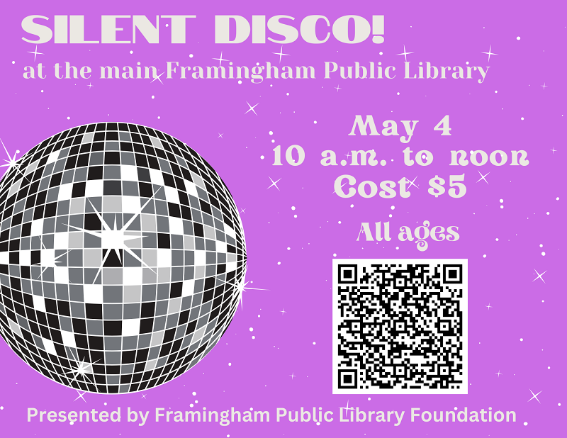 Framingham Public Library Foundation presents Silent Disco! (All ages) thumbnail Photo