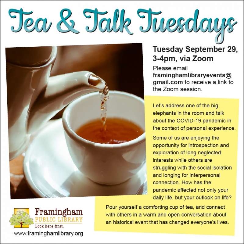 Tea & Talk Tuesdays thumbnail Photo