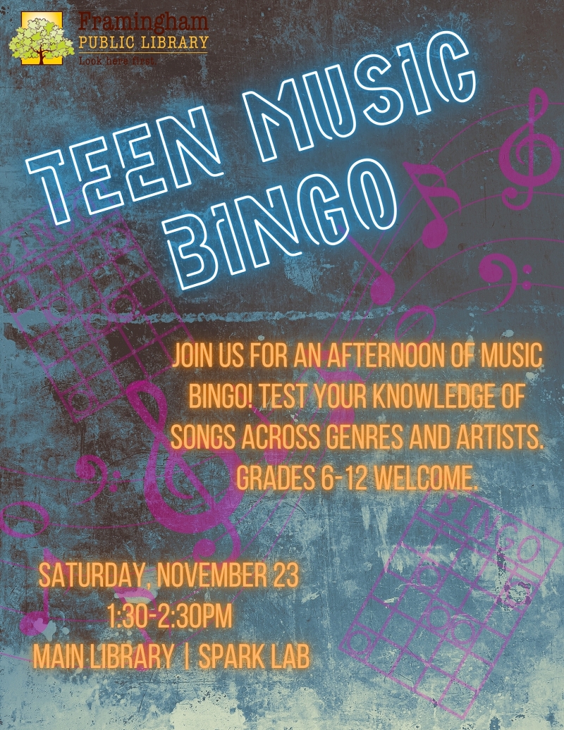 Teen Music Bingo thumbnail Photo