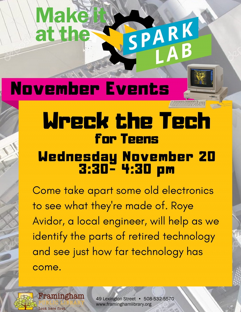 Spark Lab: Wreck the Tech thumbnail Photo