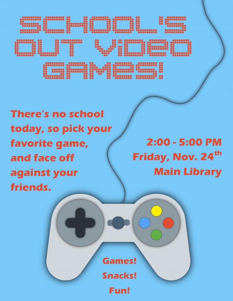 School’s Out Video Games! thumbnail Photo