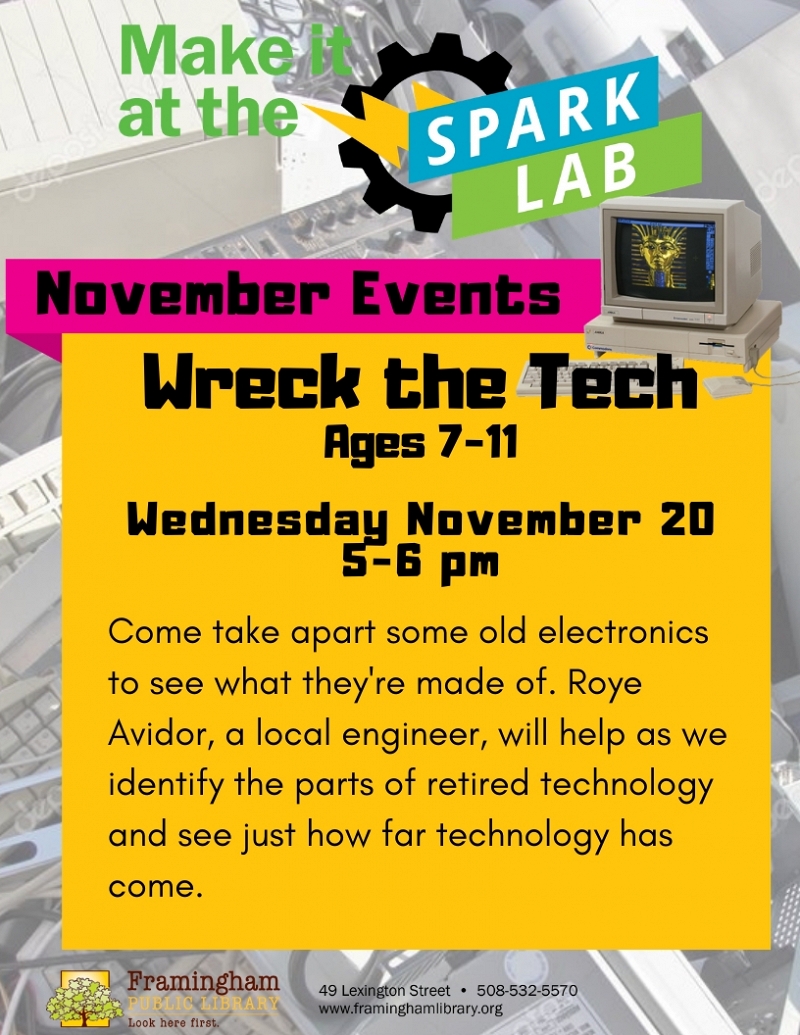SparkLab for Kids: Wreck the Tech thumbnail Photo