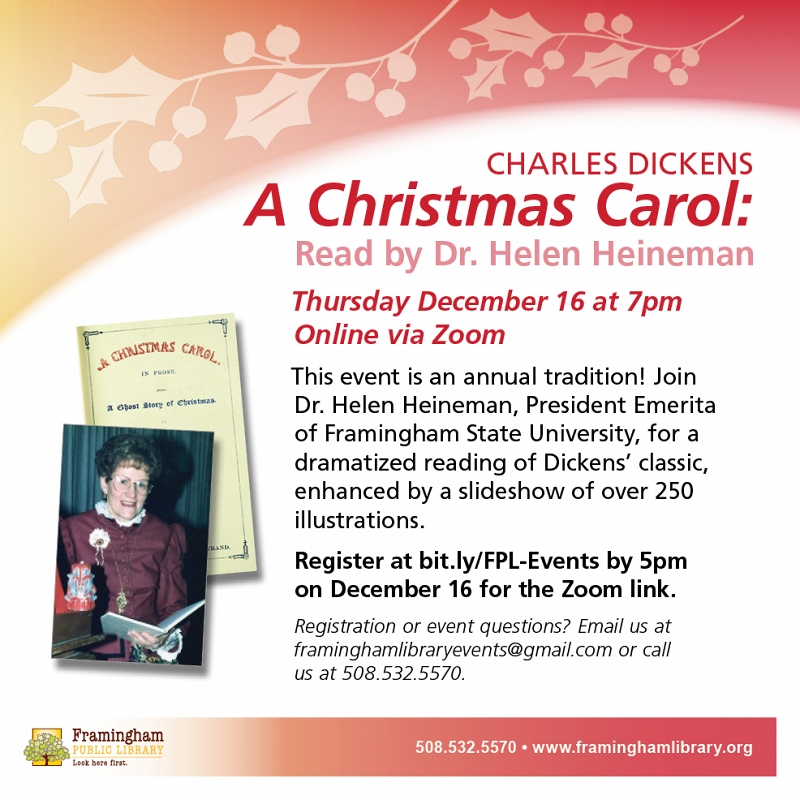 A Christmas Carol: Read by Dr. Helen Heineman thumbnail Photo