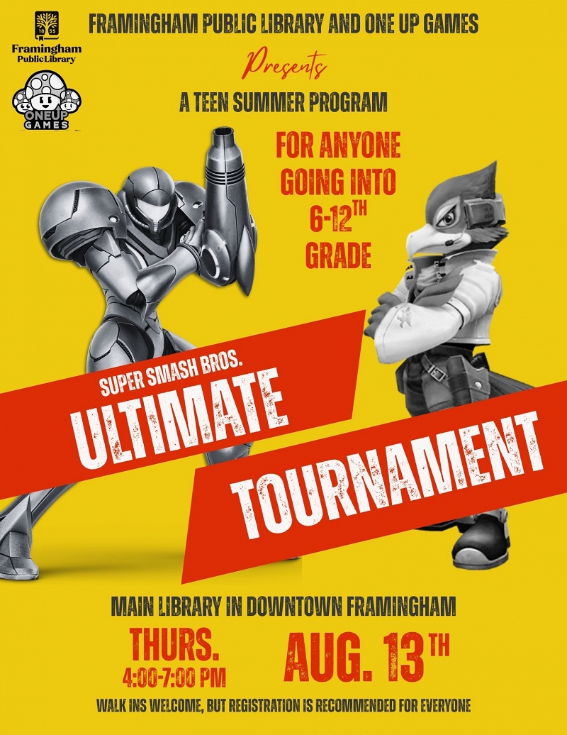 Super Smash Bros. Ultimate Tournament w/ One Up Games thumbnail Photo