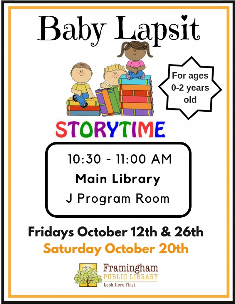 Drop In Baby Lapsit at Main Library thumbnail Photo