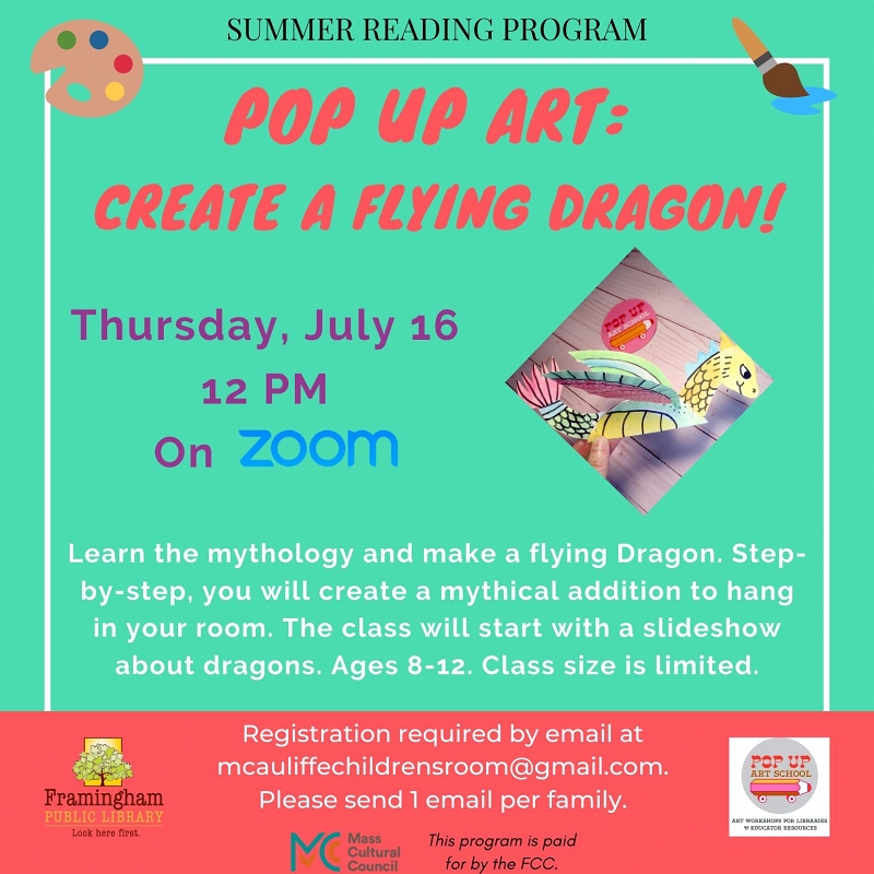 Pop Up Art: Create a Flying Dragon! thumbnail Photo