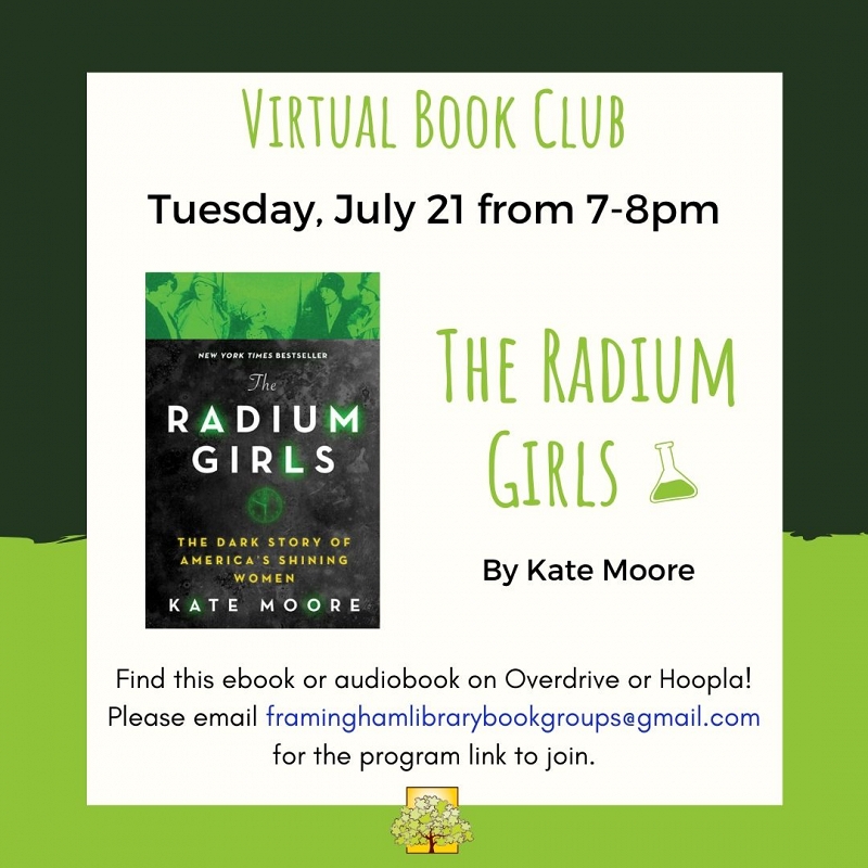 Book Discussion: The Radium Girls thumbnail Photo