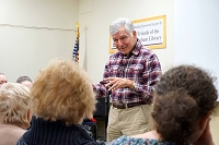 You can now borrow a DVD of our talk featuring Michael Dukakis! thumbnail Photo