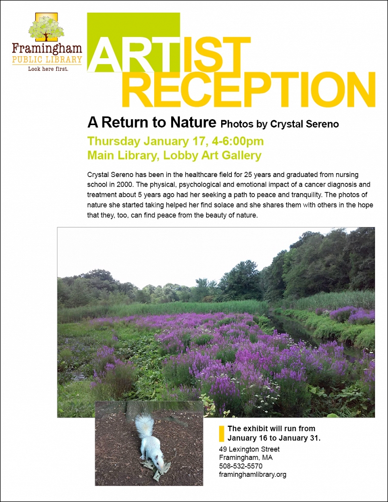 Artist Reception: A Return to Nature, Crystal Sereno thumbnail Photo