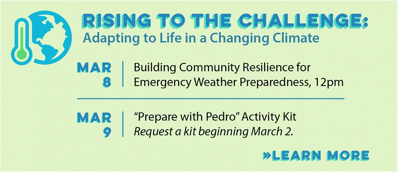 Changing Climate Series: Pick Up Your “Prepare with Pedro” Activity Kit thumbnail Photo