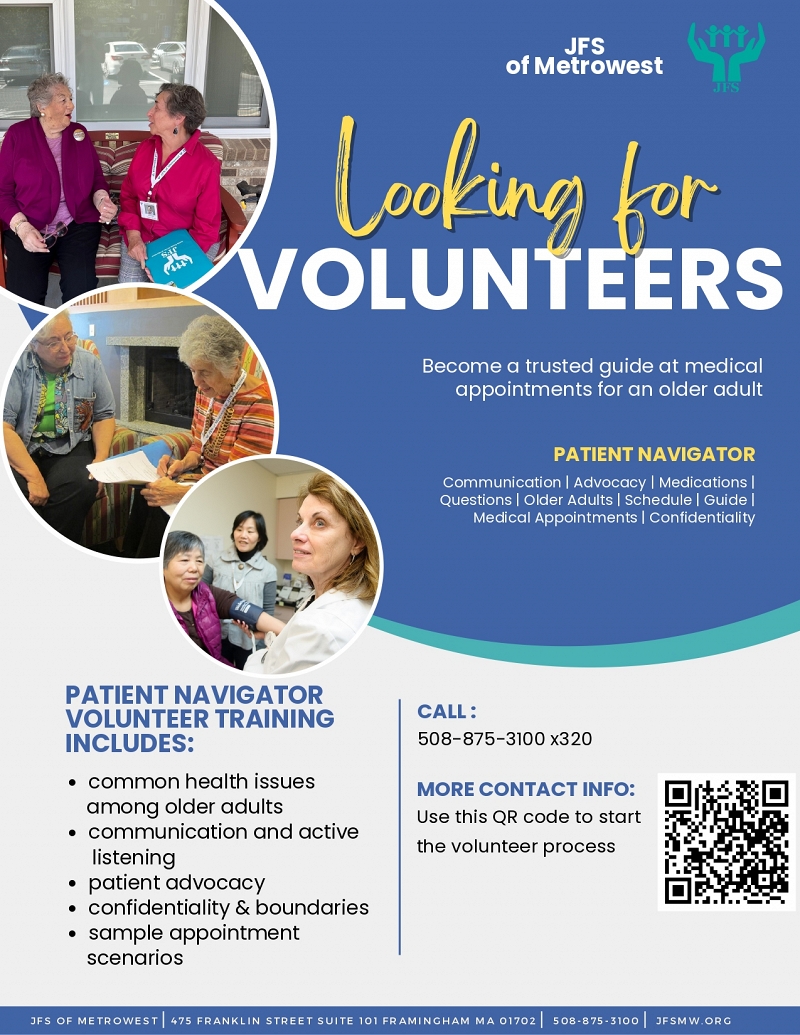 Looking for Volunteers! - JFS thumbnail Photo