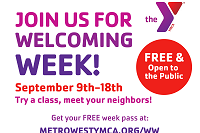 MetroWest YMCA: Welcoming Week Sept 9-18 thumbnail Photo