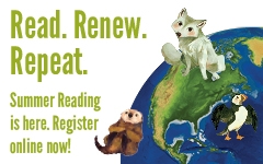 Register for Summer Reading June 22 to September 14! graphic