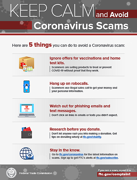 Keep Calm and Avoid Coronavirus Scams