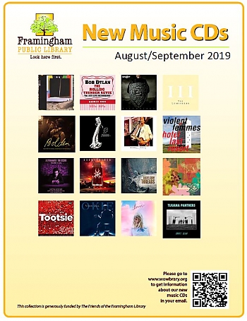 New Music CDs Sept Oct 2019 poster