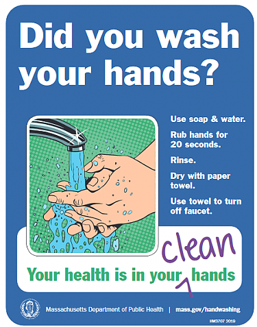 Did you wash your hands poster