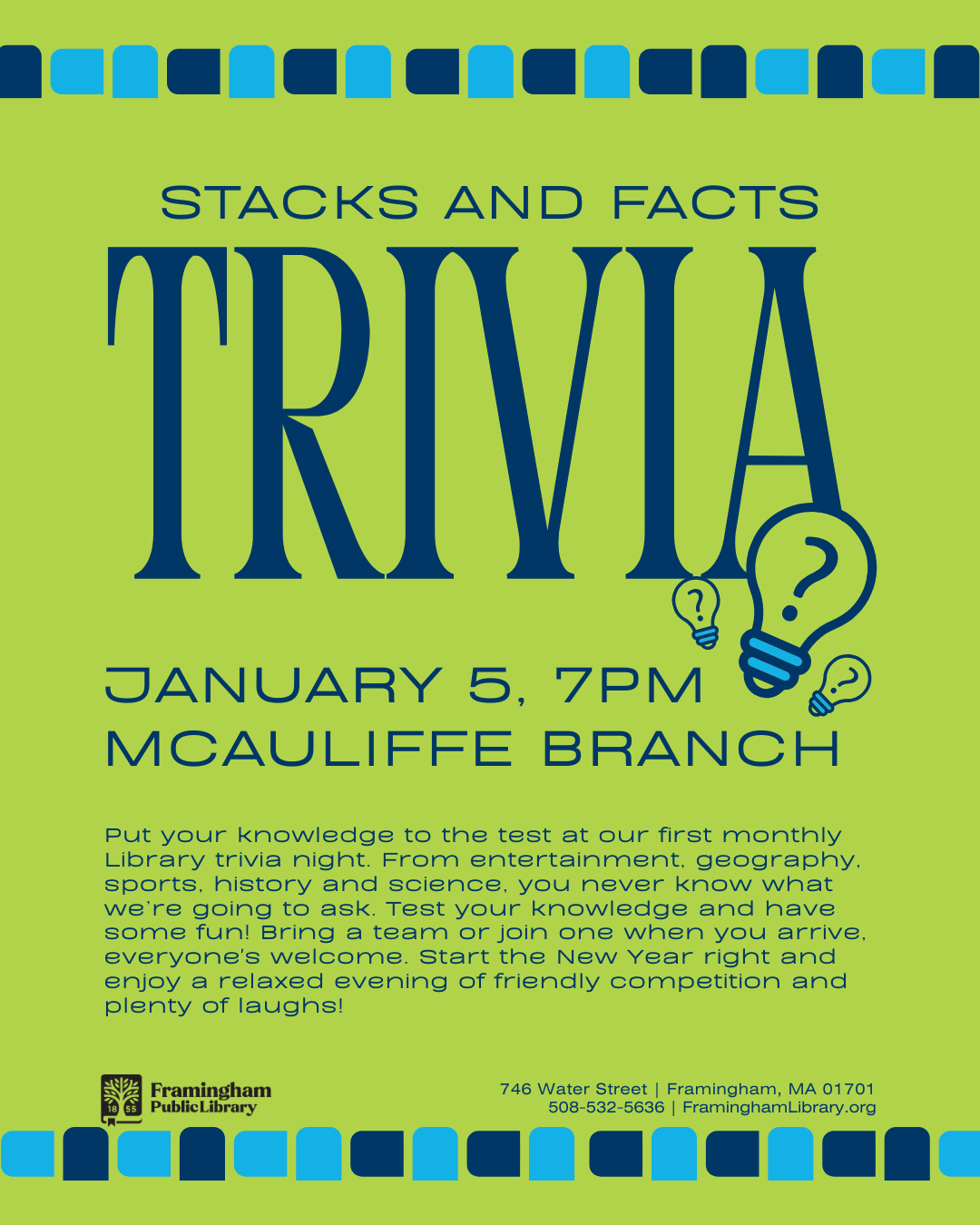 Stacks and Facts Trivia Night thumbnail Photo