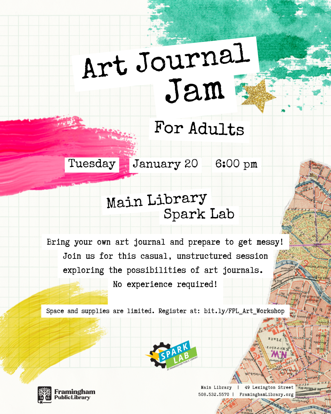 Art Journal Jam for Adults thumbnail Photo