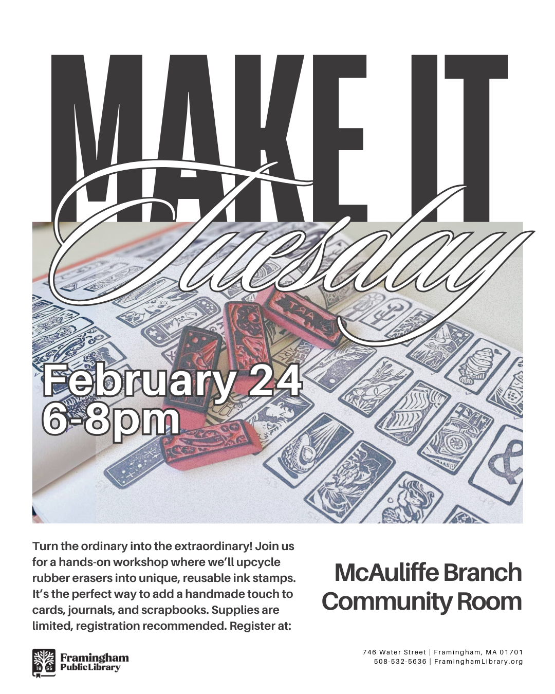 Make It Tuesday: Eraser Stamps thumbnail Photo