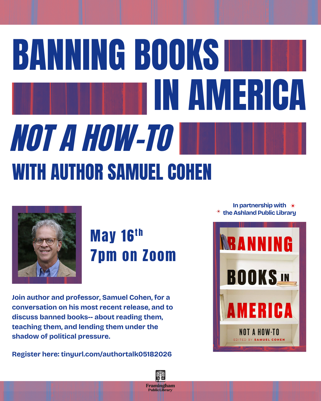 Banning Books in America: Not a How-To with Author Samuel Cohen thumbnail Photo