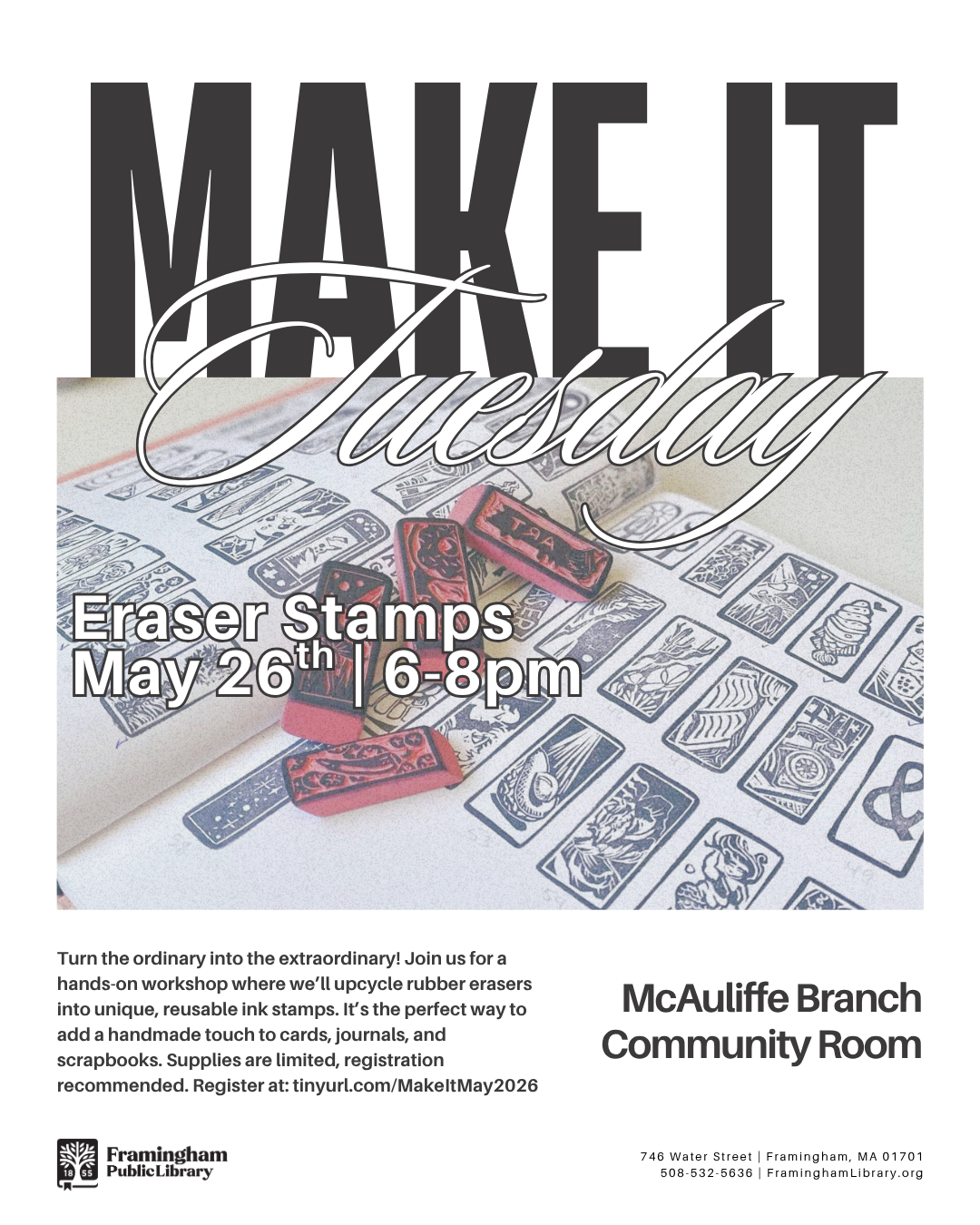 Make it Tuesday: Eraser Stamps thumbnail Photo