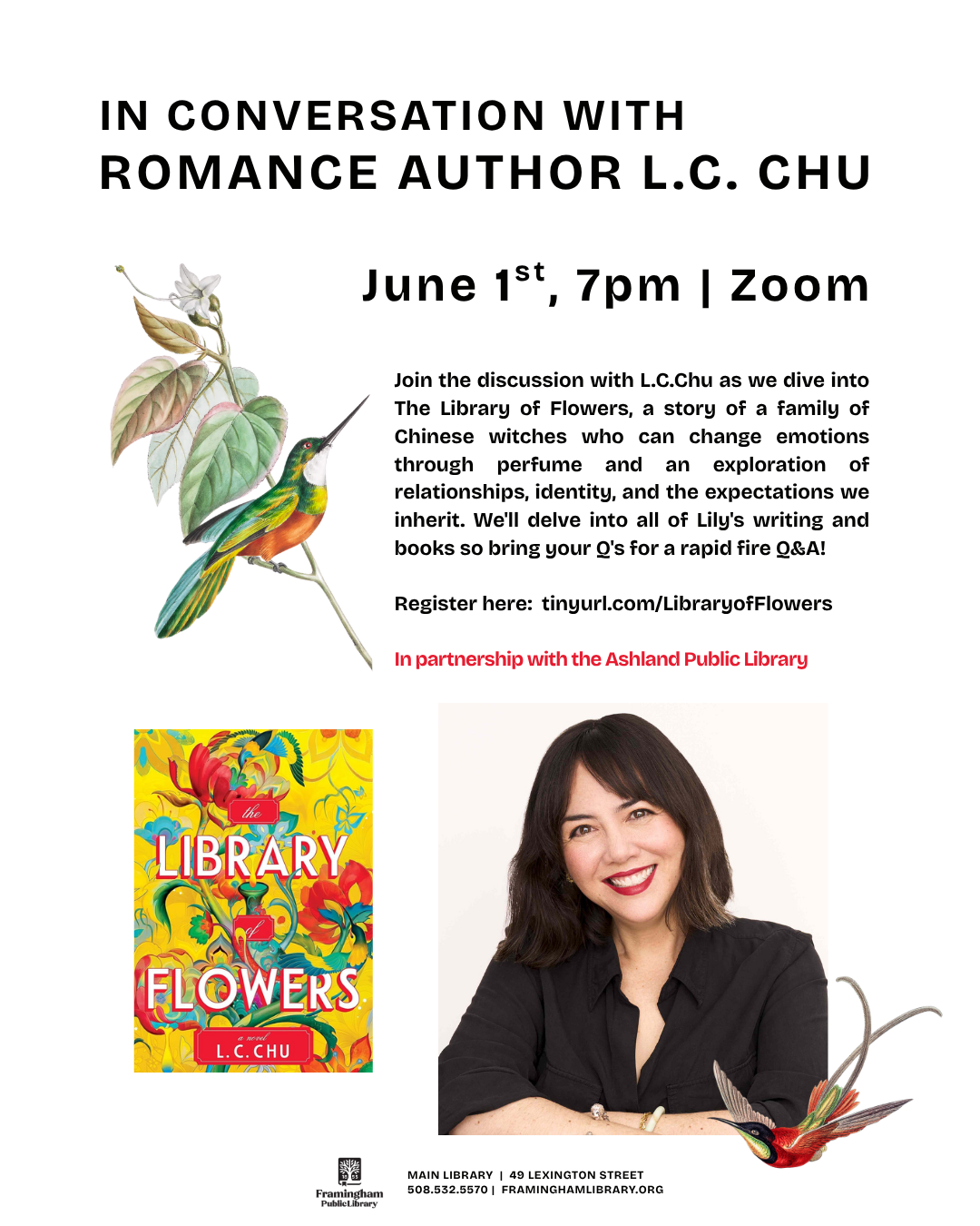 In Conversation with Romance Author L.C. Chu: The Library of Flowers thumbnail Photo