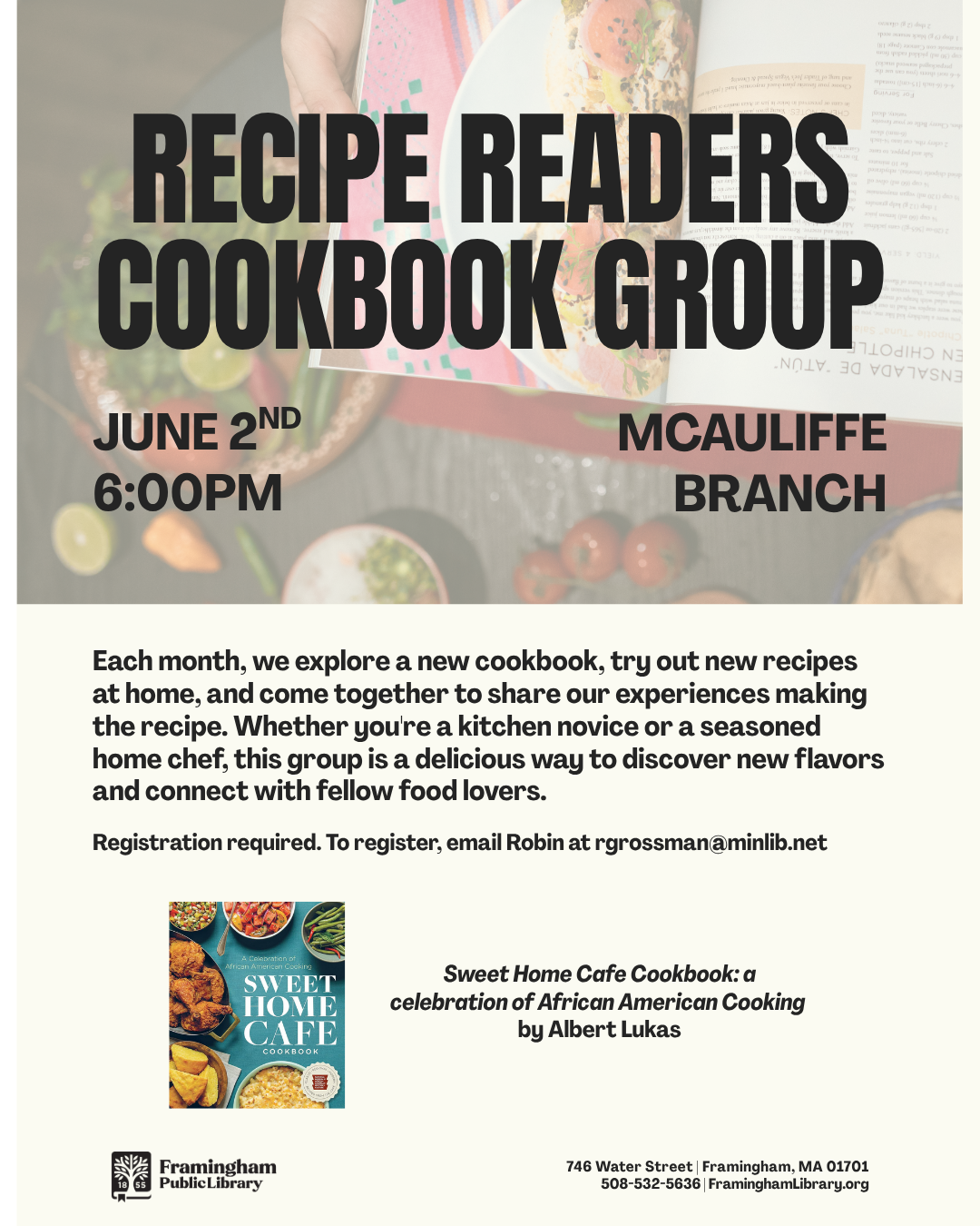 Recipe Readers Cookbook Group: Sweet Home Cafe Cookbook: a celebration of African American Cooking b thumbnail Photo