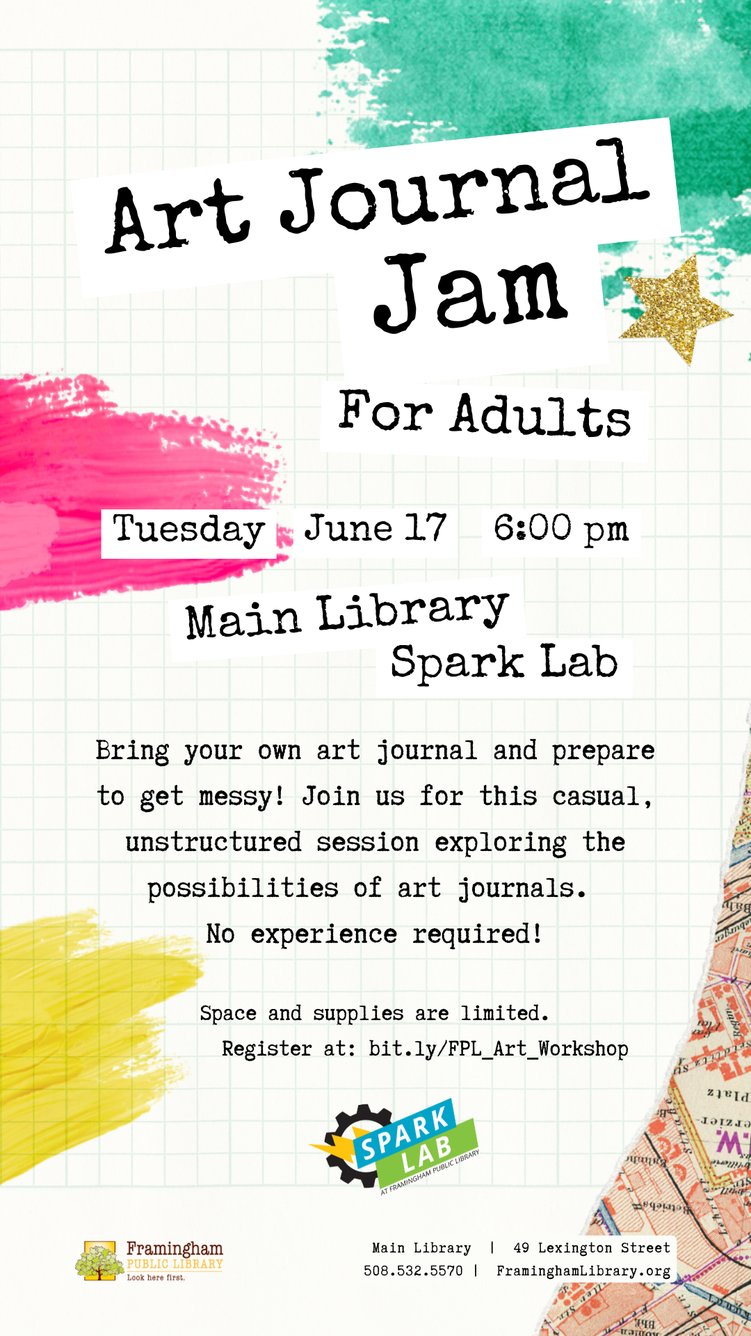 Art Journal Jam for Adults thumbnail Photo