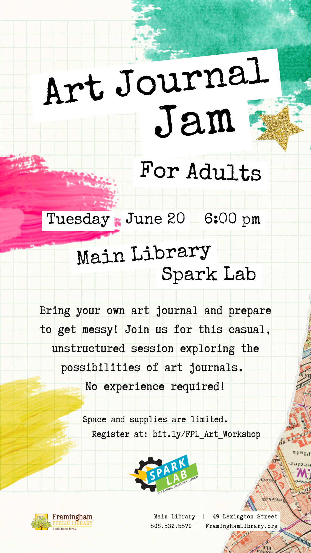 Art Journal Jam for Adults thumbnail Photo