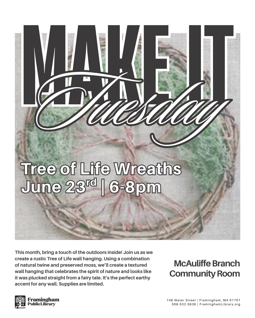 Make it Tuesday: Tree of Life Wreaths thumbnail Photo