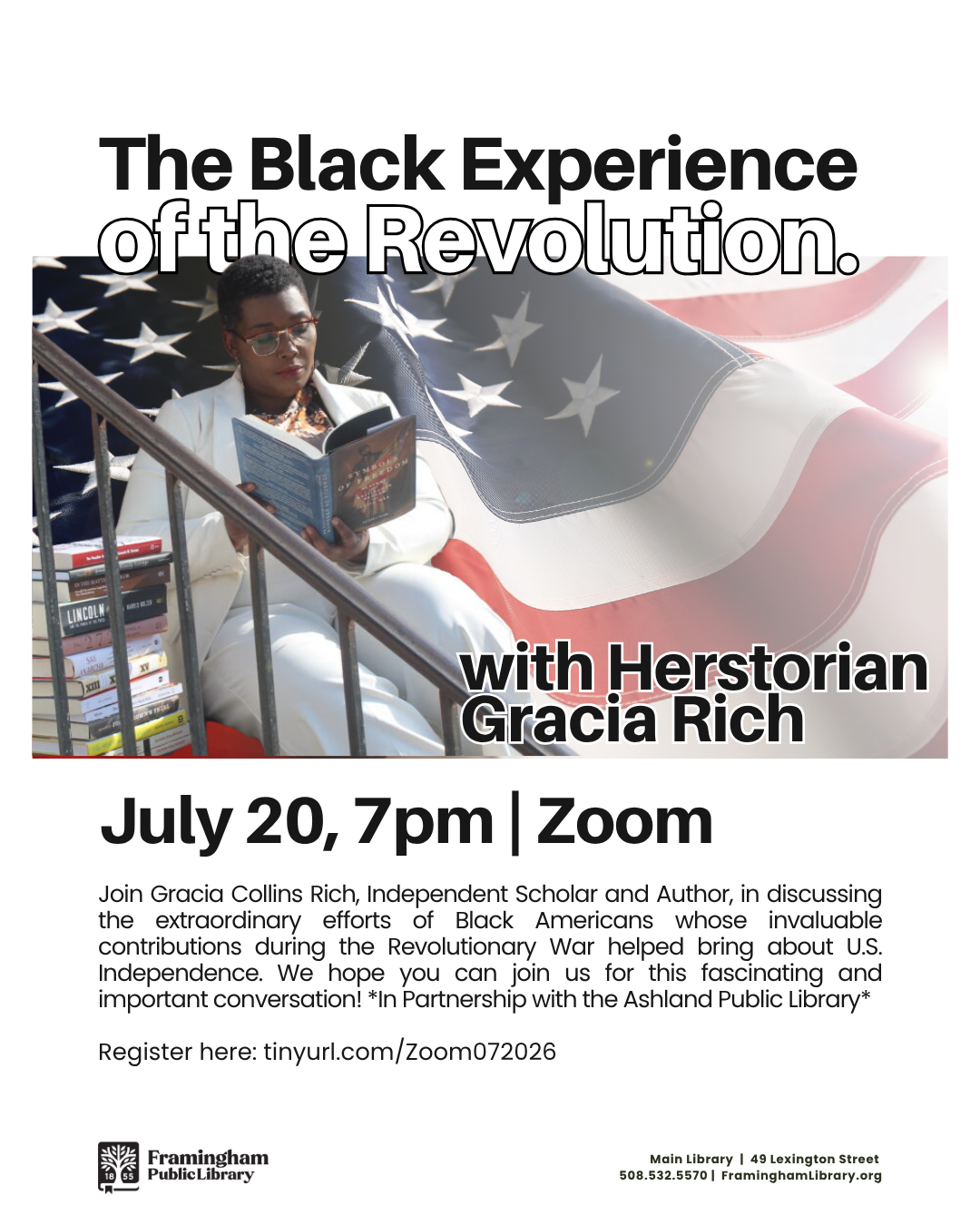 Celebrating America’s 250th: The Black Experience of the Revolution with Herstorian Gracia Rich thumbnail Photo