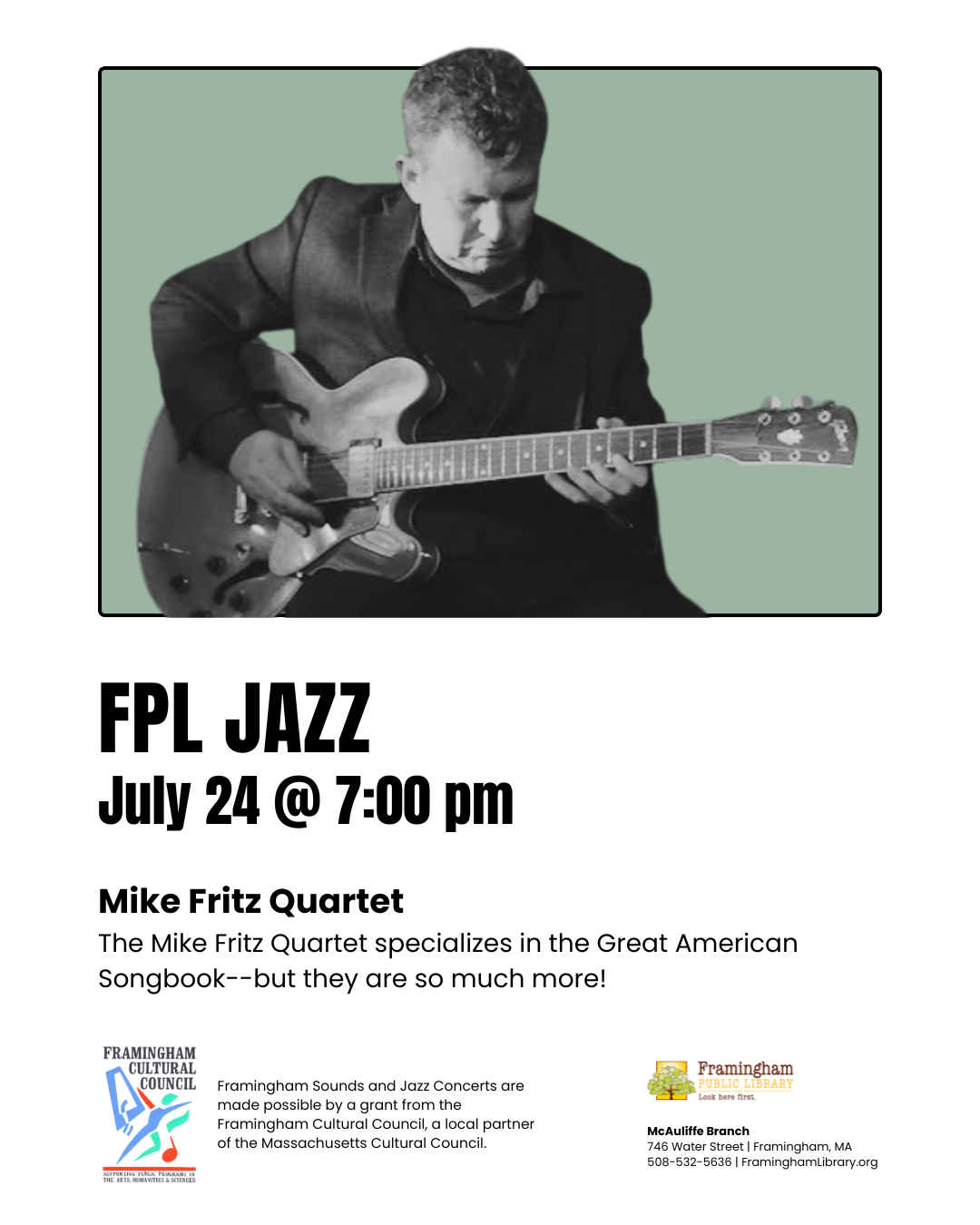 FPL Jazz: Mike Fritz Quartet thumbnail Photo
