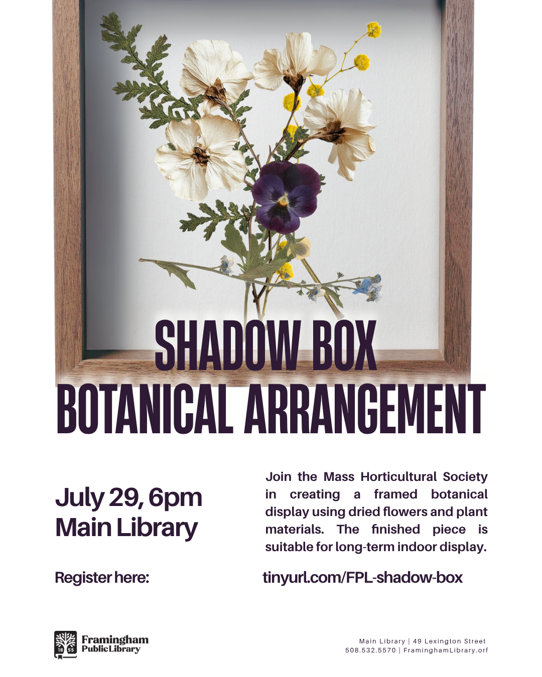 Shadow Box Botanical Arrangement thumbnail Photo