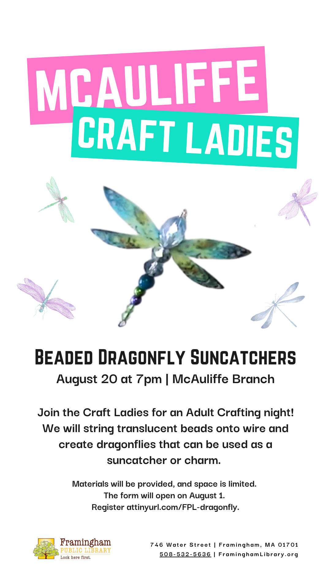 Craft Ladies: Beaded Dragonfly Suncatchers thumbnail Photo